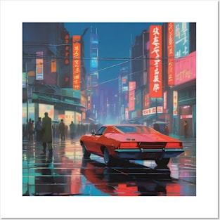 Neo Tokyo city aesthetic Posters and Art